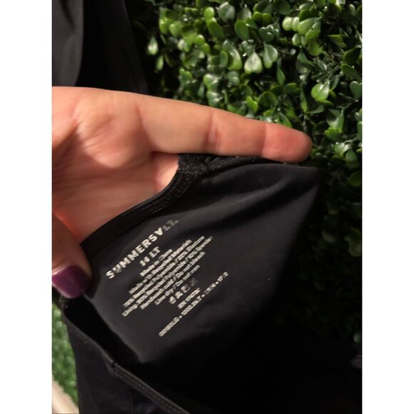 Summersalt The Ruffle Backflip One Piece Swimsuit Black Size 14LT - Picture 4 of 4